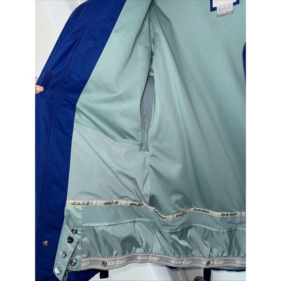 Vintage Y2K Nike 6.0 Snowboard Ski Skate Jacket Parka Coat Women XL Blue Dunk - Picture 3 of 15